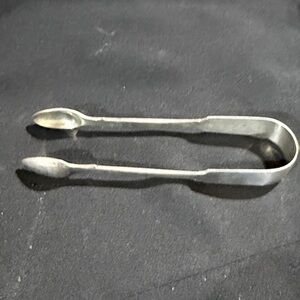 Antique English Sterling Silver Sugar Tongs